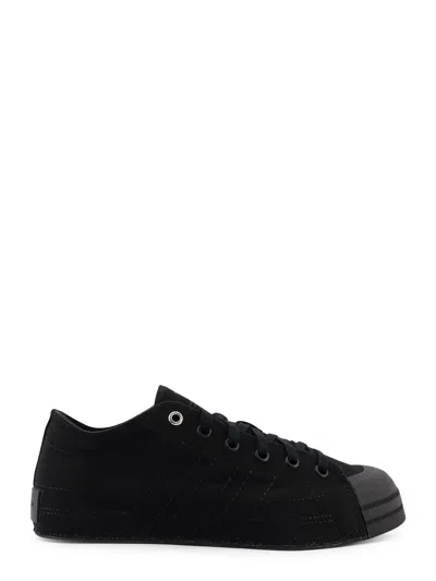 Y-3 Nizza Low Canvas Sneakers In Black