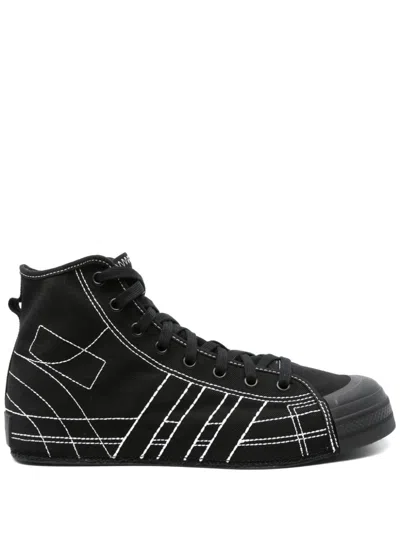 Y-3 Adidas Nizza Hi Sneakers In Multicolor