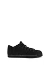 Y-3 Black Leather Nizzastar Lo Sneakers In Black