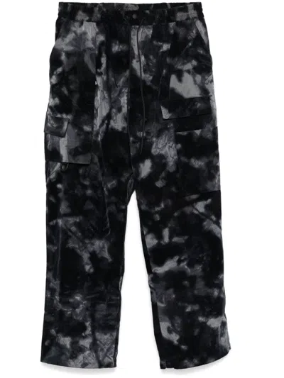 Y-3 Nyl Cargo Trousers In Black