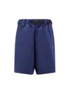 Y-3 Nylon Bermuda Shorts In Multi