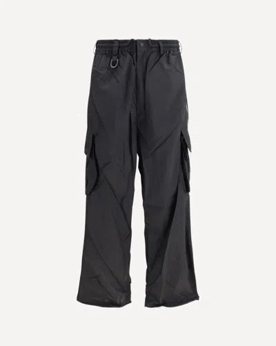 Y-3 Black Polyamide Cargo Pants