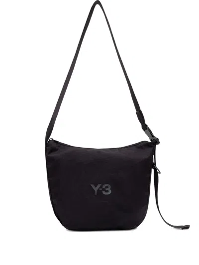 Y-3 Nylon Crossbody Bag In Black