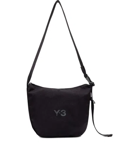 Y-3 Nylon Crossbody Bag In Black