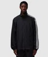 Y-3 Adidas 3-stripes Nylon Shell Jacket In Black