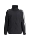 Y-3 Y 3 'y 3 3 Stripes Nylon Shell' Sweatshirt In Black