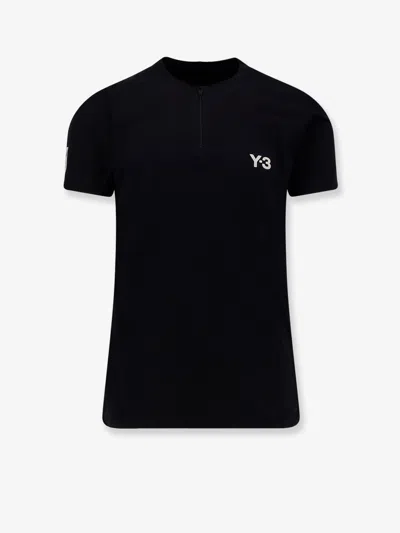 Y-3 Nylon T-shirt In Black