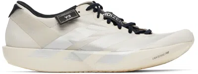 Y-3 Off-white Adios 9 M Sneakers In Beige