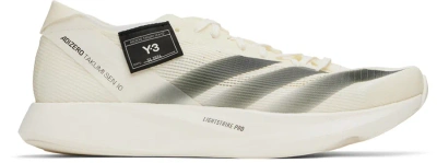 Y-3 Off-white & Black Adizero Takumi Sen 10 Sneakers