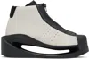 Y-3 Off-white Gendo Pro Model Sneakers In Talc/talc/black