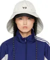 Y-3 Off-white Straps Beach Hat In Talc