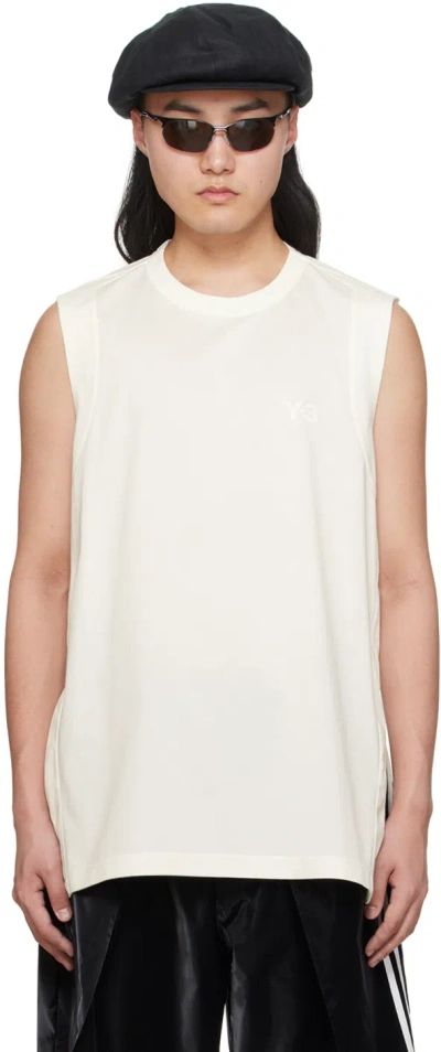 Y-3 Off-white Vented Tank Top In Off White