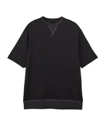 Y-3 Open-necked Black Shirt