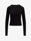 Y-3 Logo-print Long-sleeve Top In Black