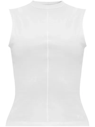 Y-3 Organic Cotton Top In White