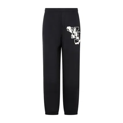 Y-3 Organic Cotton Track Pants For Men In Black