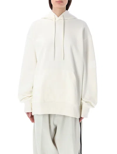 Y-3 Oversize New Logo Hoodie In Off White