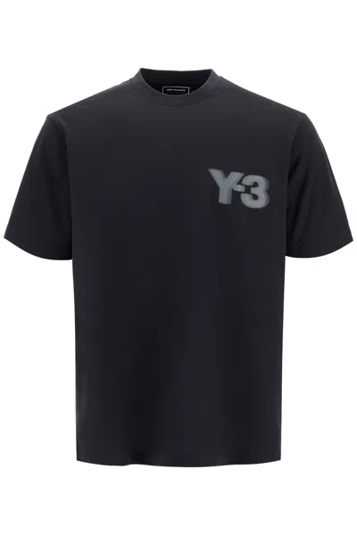 Y-3 Oversized Logo T In Black