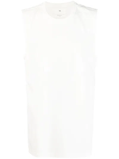 Y-3 Logo-print Tank Top In White