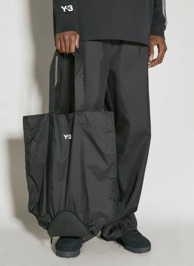 Y-3 Packable Tote Bag In Black