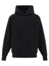 Y-3 Black Logo Hoodie In Black