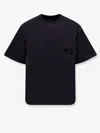 Y-3 Padded Crew Neck Short Sleeve T-shirt In Black