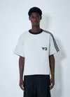 Y-3 Padded Logo Motif T-shirt In White