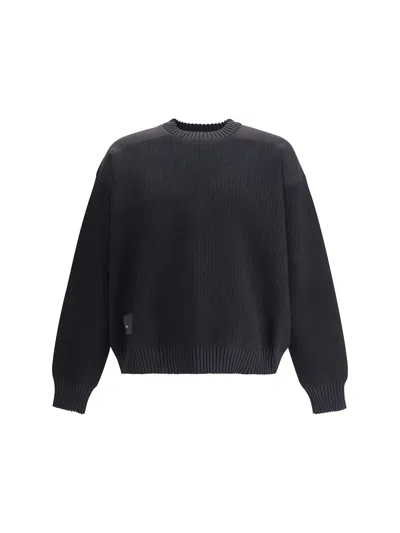 Y-3 WOOL PADDED CREW SWEATER
