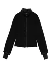 Y-3 Padded Zip-up Jacket In Black
