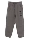 Y-3 Panelled Drawstring Trousers In Gray