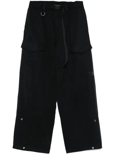 Y-3 Pants Cargo  In Black