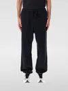Y-3 Adidas Cotton Track-pants In Black
