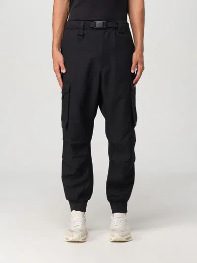 Y-3 Black Utility Cuffed Cargo Pants In Schwarz