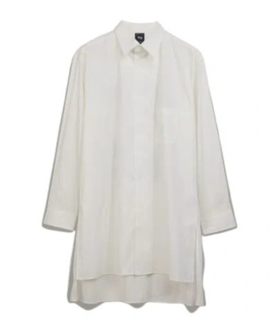 Y-3 Patterned Shirt In White