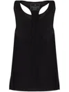 Y-3 Perforated-detail Tank Top In Black