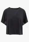 Y-3 Perforated Running T-shirt In Black