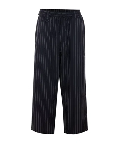 Y-3 Y-3 SPORT UNIFORM PINSTRIPE TRACK TROUSERS