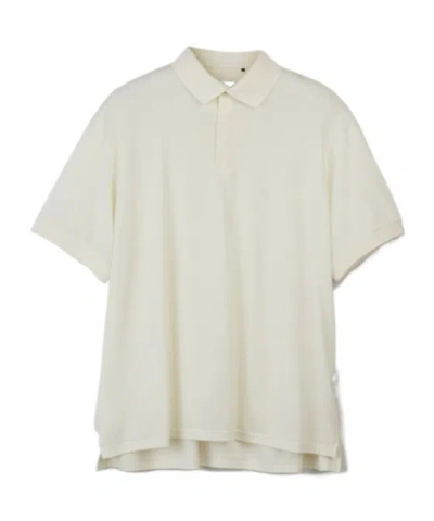 Y-3 Piqué Cotton Polo Shirt In White