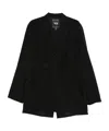 Y-3 Pleated Work Jacket In Black