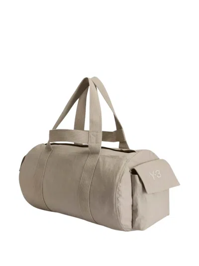 Y-3 Pocket Duffle Bag In Neutral