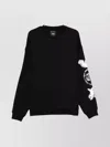 Y-3 Adidas Cloud-print Crew-neck Sweatshirt Clothing In Black