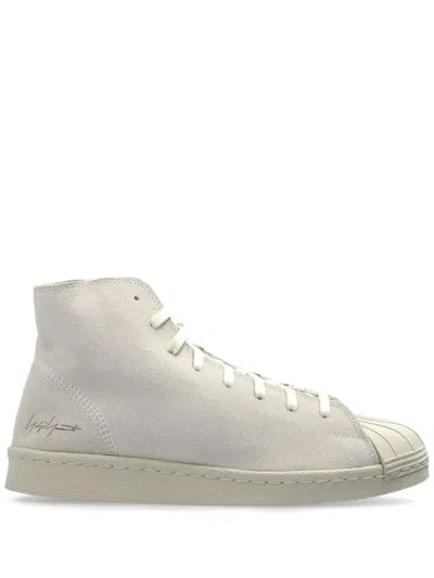 Y-3 Pro Model Sneakers In Talc Talc Cwhite
