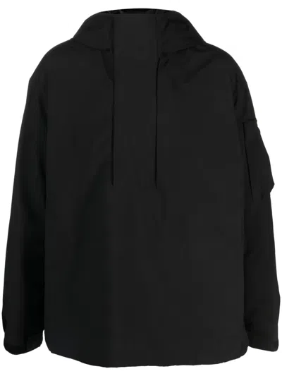 Y-3 Pullover Hooded Jacket In Black