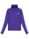 Y-3 High-neck Sweatshirt With Stripes. In Purple