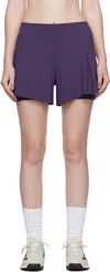 Y-3 Purple Us Open Tennis Match Pro Sport Shorts In Purple
