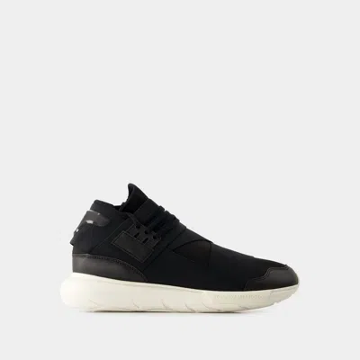 Y-3 Qasa Sneakers In Blackblackowhite