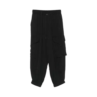Pre-owned Y-3 Rayon Twill Pants 'black' | Men's Size M