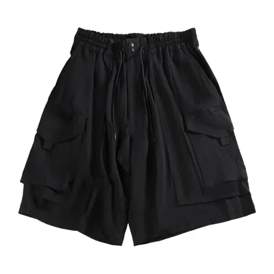 Pre-owned Y-3 Rayon Twill Shorts 'black' | Men's Size M