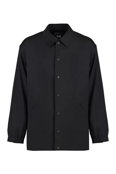 Y-3 Real Madrid Travel Nylon Jacket In Black