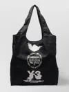 Y-3 Rectangular Shape Tote Bag With 2 Handles In Black